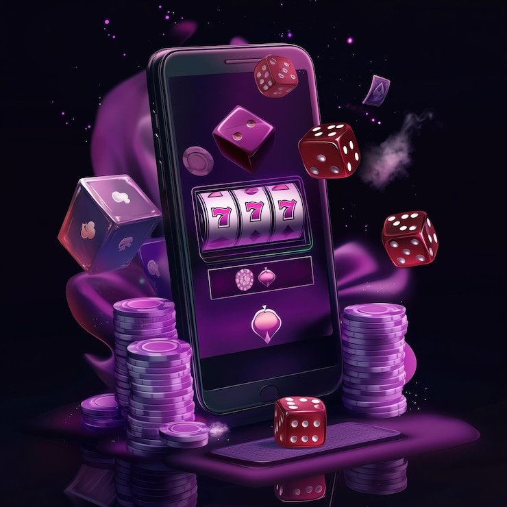 Colorful slot machine game screen on wen63 casino